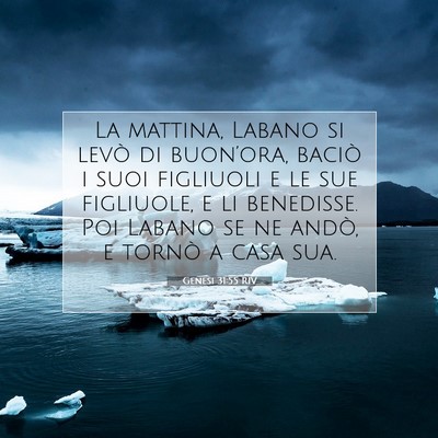 Genesi 31:55 RIV Immagine del Versetto della Bibbia