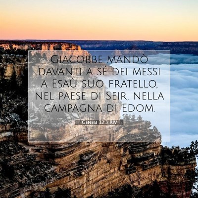 Genesi 32:3 Versetto della Bibbia Spiegato