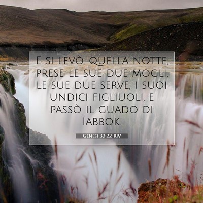 Genesi 32:22 Versetto della Bibbia Spiegato