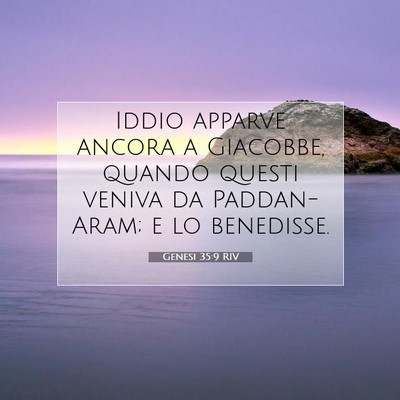 Genesi 35:9 Versetto della Bibbia Spiegato