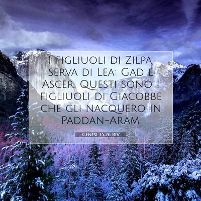 Genesi 35:26 Versetto della Bibbia Spiegato