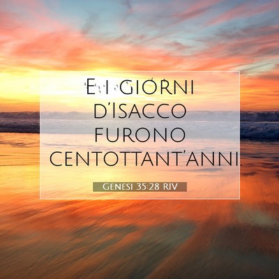 Genesi 35:28 Versetto della Bibbia Spiegato