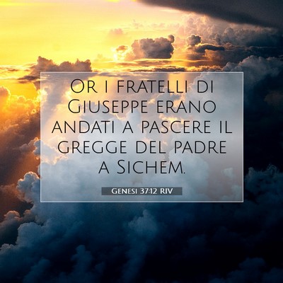 Genesi 37:12 Versetto della Bibbia Spiegato