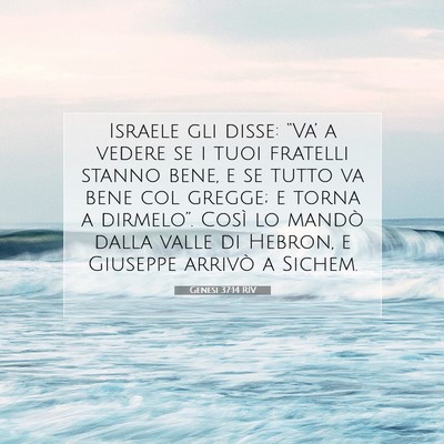 Genesi 37:14 Versetto della Bibbia Spiegato