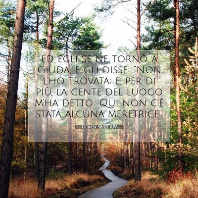 Genesi 38:22 Versetto della Bibbia Spiegato