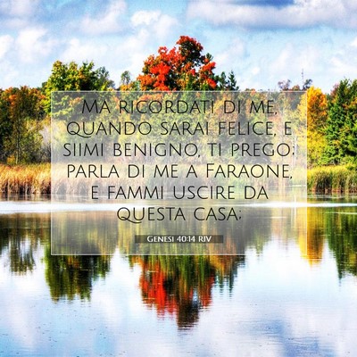 Genesi 40:14 RIV Immagine del Versetto della Bibbia