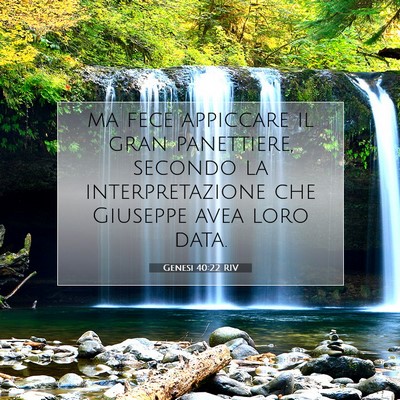 Genesi 40:22 Versetto della Bibbia Spiegato