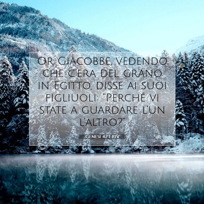 Genesi 42:1 Versetto della Bibbia Spiegato