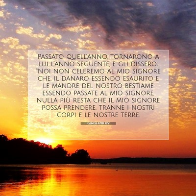 Genesi 47:18 Versetto della Bibbia Spiegato