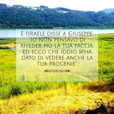 Genesi 48:11 Versetto della Bibbia Spiegato