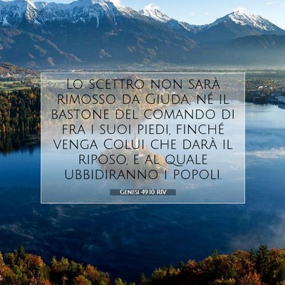 Genesi 49:10 RIV Immagine del Versetto della Bibbia