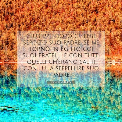 Genesi 50:14 Versetto della Bibbia Spiegato