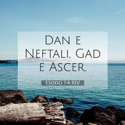 Esodo 1:4 Versetto della Bibbia Spiegato
