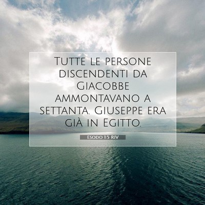 Esodo 1:5 Versetto della Bibbia Spiegato
