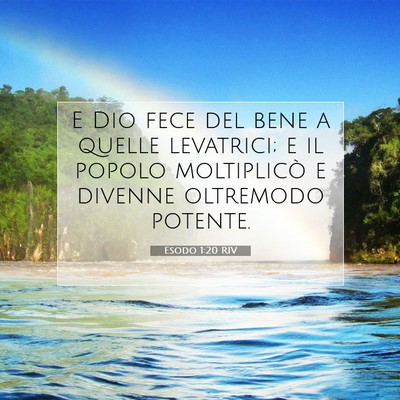 Esodo 1:20 Versetto della Bibbia Spiegato