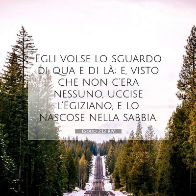 Esodo 2:12 Versetto della Bibbia Spiegato