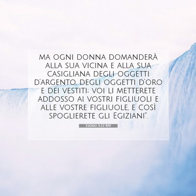 Esodo 3:22 Versetto della Bibbia Spiegato