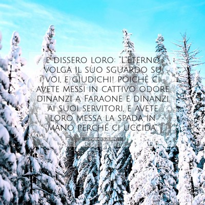 Esodo 5:21 Versetto della Bibbia Spiegato