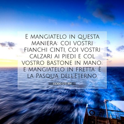 Esodo 12:11 Versetto della Bibbia Spiegato