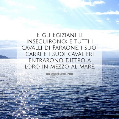Esodo 14:23 Versetto della Bibbia Spiegato