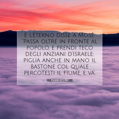 Esodo 17:5 Versetto della Bibbia Spiegato