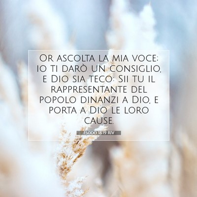 Esodo 18:19 RIV Immagine del Versetto della Bibbia