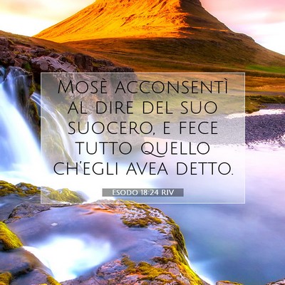 Esodo 18:24 Versetto della Bibbia Spiegato