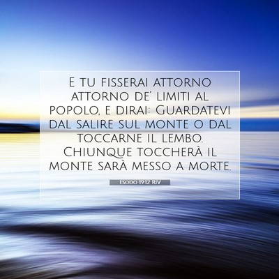 Esodo 19:12 Versetto della Bibbia Spiegato