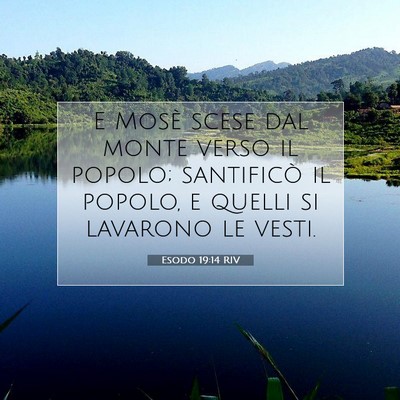 Esodo 19:14 Versetto della Bibbia Spiegato