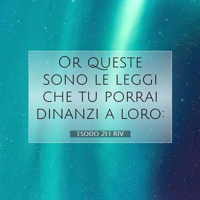 Esodo 21:1 Versetto della Bibbia Spiegato