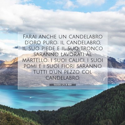 Esodo 25:31 Versetto della Bibbia Spiegato