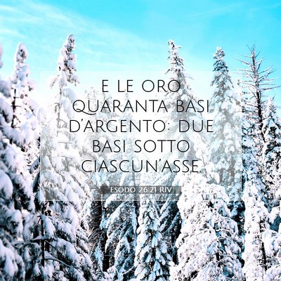 Esodo 26:21 Versetto della Bibbia Spiegato