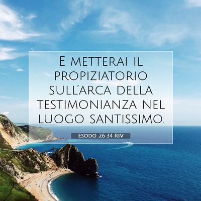 Esodo 26:34 Versetto della Bibbia Spiegato