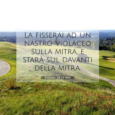 Esodo 28:37 Versetto della Bibbia Spiegato