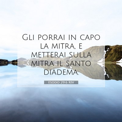 Esodo 29:6 Versetto della Bibbia Spiegato