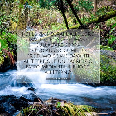 Esodo 29:25 RIV Immagine del Versetto della Bibbia