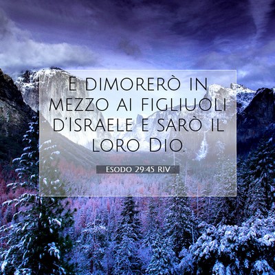 Esodo 29:45 Versetto della Bibbia Spiegato