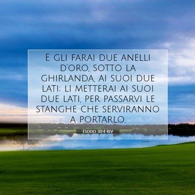 Esodo 30:4 Versetto della Bibbia Spiegato