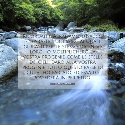 Esodo 32:13 RIV Immagine del Versetto della Bibbia