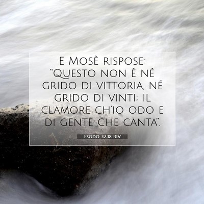 Esodo 32:18 Versetto della Bibbia Spiegato