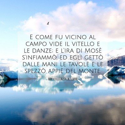 Esodo 32:19 RIV Immagine del Versetto della Bibbia