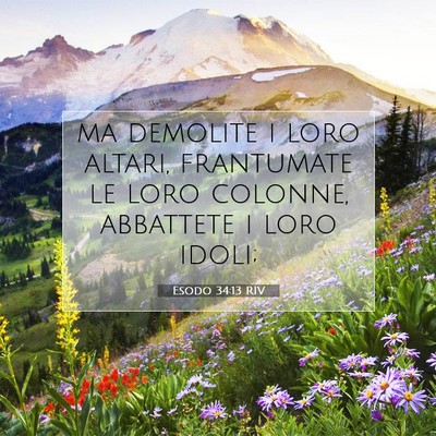 Esodo 34:13 Versetto della Bibbia Spiegato