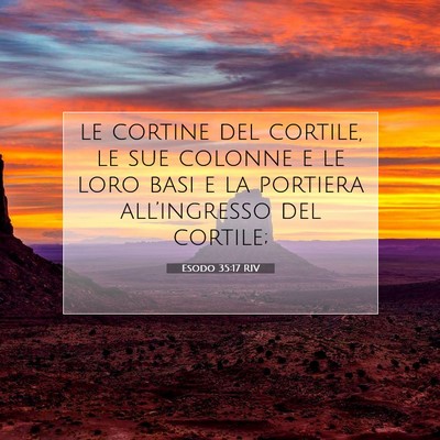 Esodo 35:17 Versetto della Bibbia Spiegato