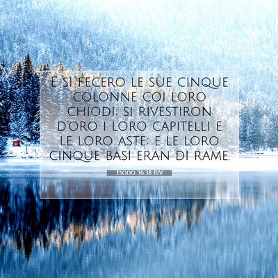 Esodo 36:38 Versetto della Bibbia Spiegato