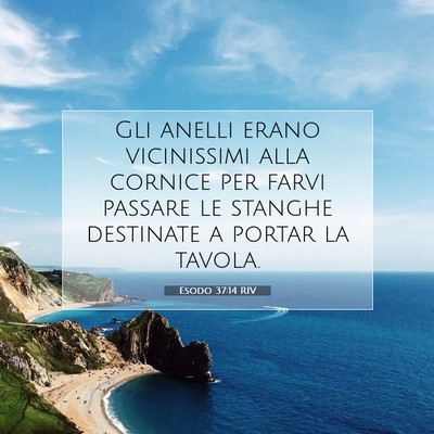 Esodo 37:14 Versetto della Bibbia Spiegato
