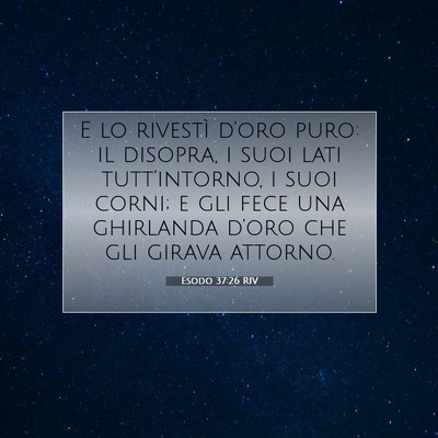 Esodo 37:26 Versetto della Bibbia Spiegato