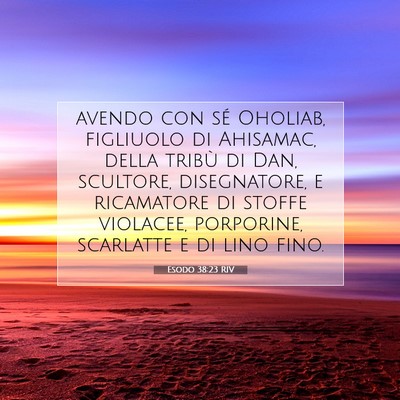 Esodo 38:23 Versetto della Bibbia Spiegato