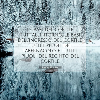Esodo 38:31 Versetto della Bibbia Spiegato