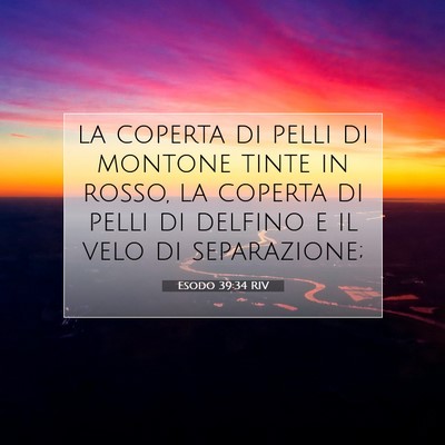 Esodo 39:34 Versetto della Bibbia Spiegato