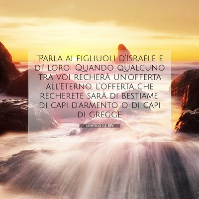 Levitico 1:2 Versetto della Bibbia Spiegato